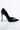 Back View Here To Stay Stiletto Pointed Toe Pump in Black Croc