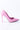 Back View Here To Stay Stiletto Pointed Toe Pump in Pink Patent