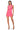 Side View Hey Boo Rhinestone Mini Dress In Pink