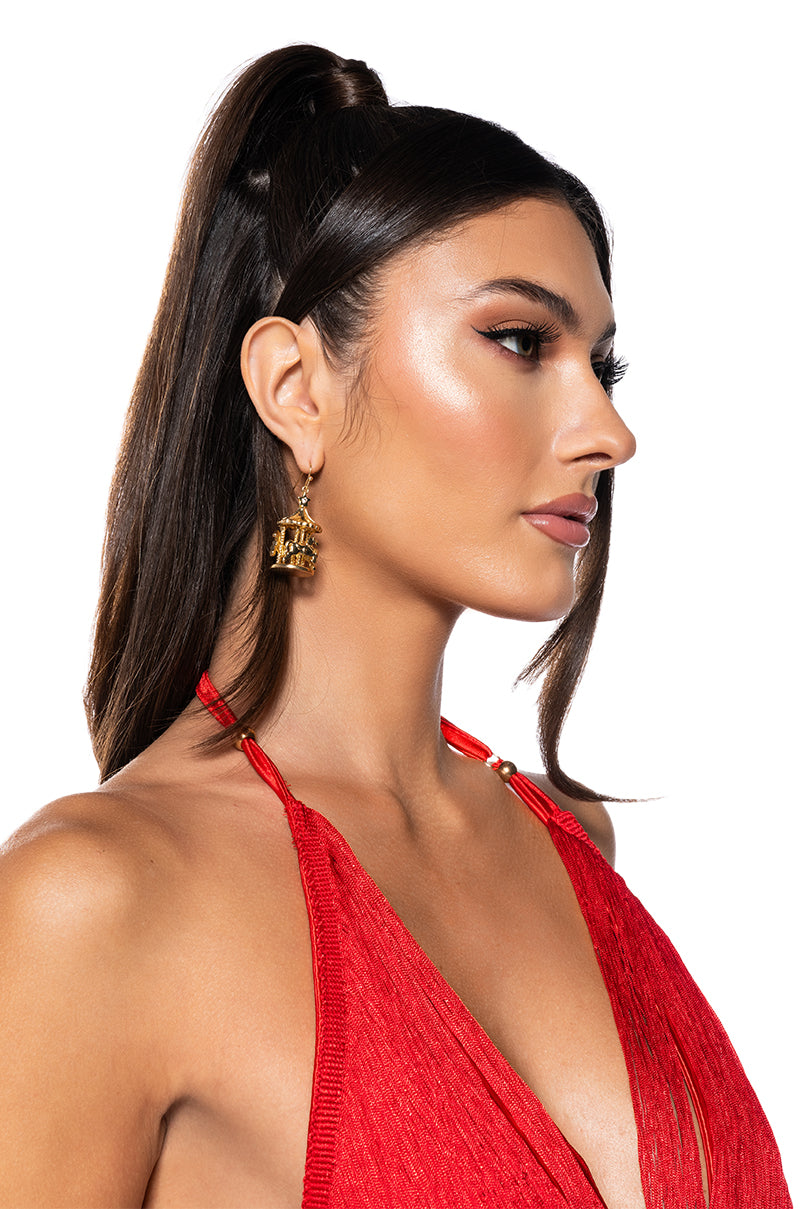 Front View High Class Earring
