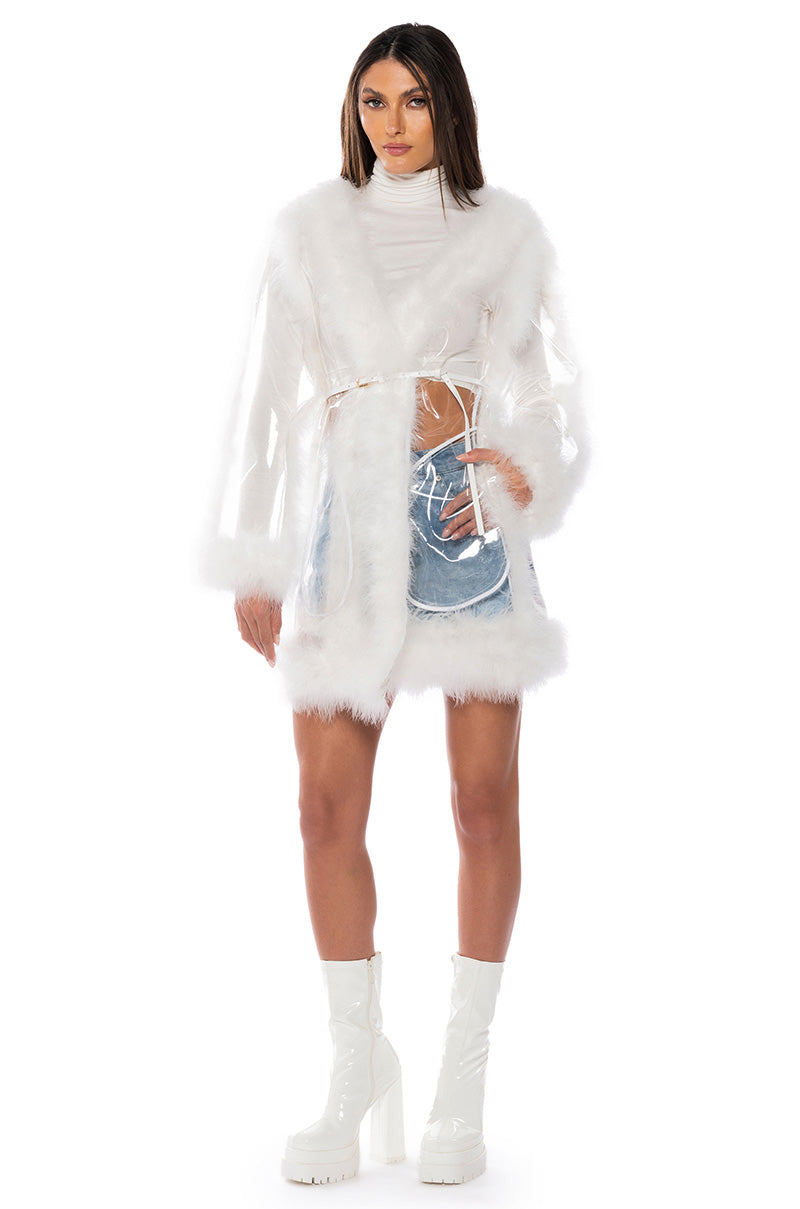 Extra View Hit Rewind Pvc Feather Raincoat 5