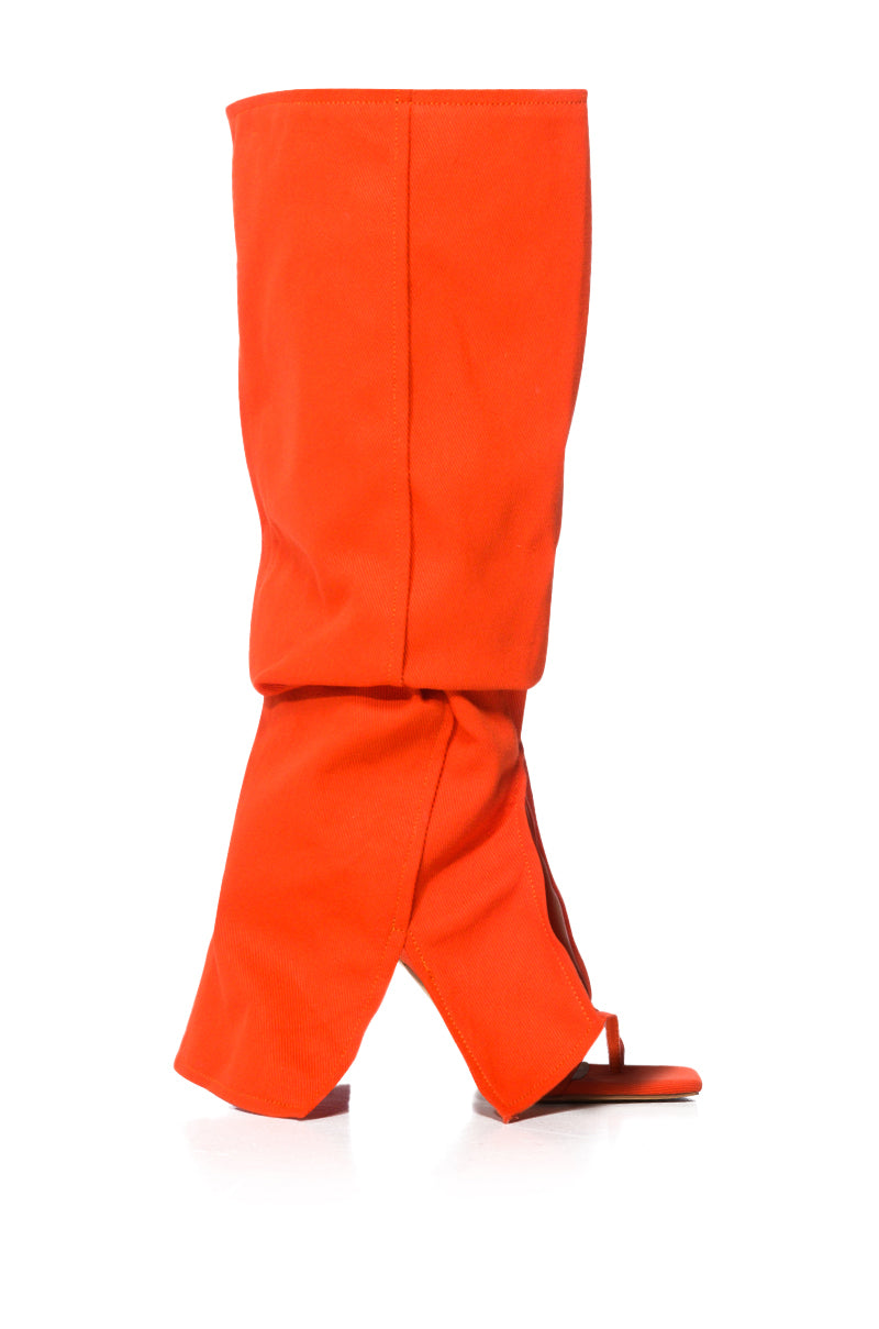 Detail View Hoedown 2 In 1 Stiletto Sandal In Orange 3