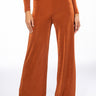 Front View Hold Up Slinky Palazzo Pant