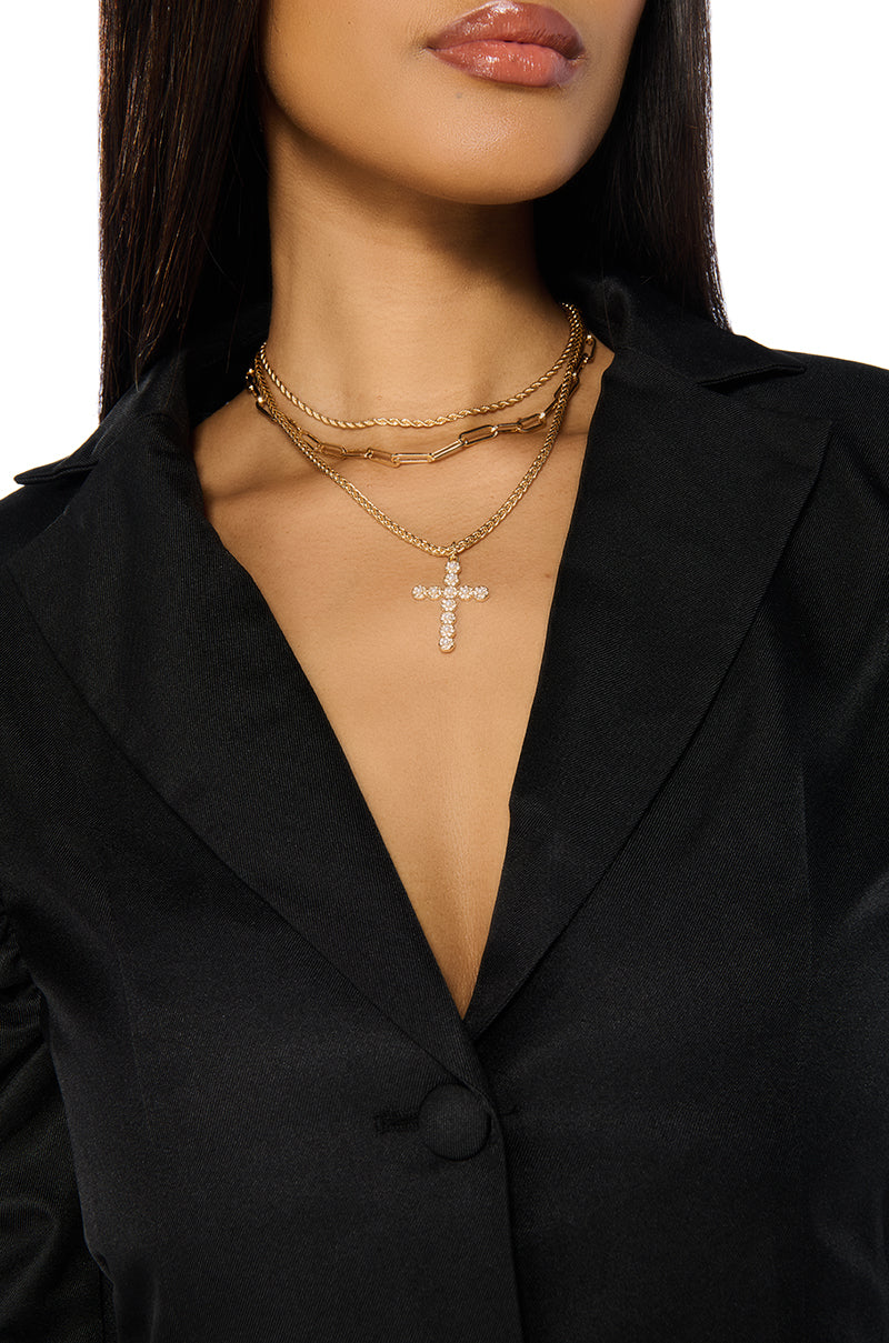 Front View Holy Layered Choker 0