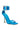 Back View Hot Girl Problems Satin Square Toe Stiletto Sandal In Blue