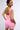 Back View Hot Girl Walk Sleeveless Romper In Light Pink