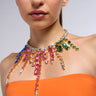 Front View Hot Nights Statement Necklace