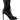 Front View Hot Stuff Stiletto Sock Bootie In Black