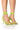 Side View Hot Stuff Stiletto Sock Bootie In Lime