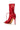 Detail View Hot Stuff Stiletto Sock Bootie In Red