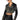 Front View Hotfix Flame Crop Moto Jacket