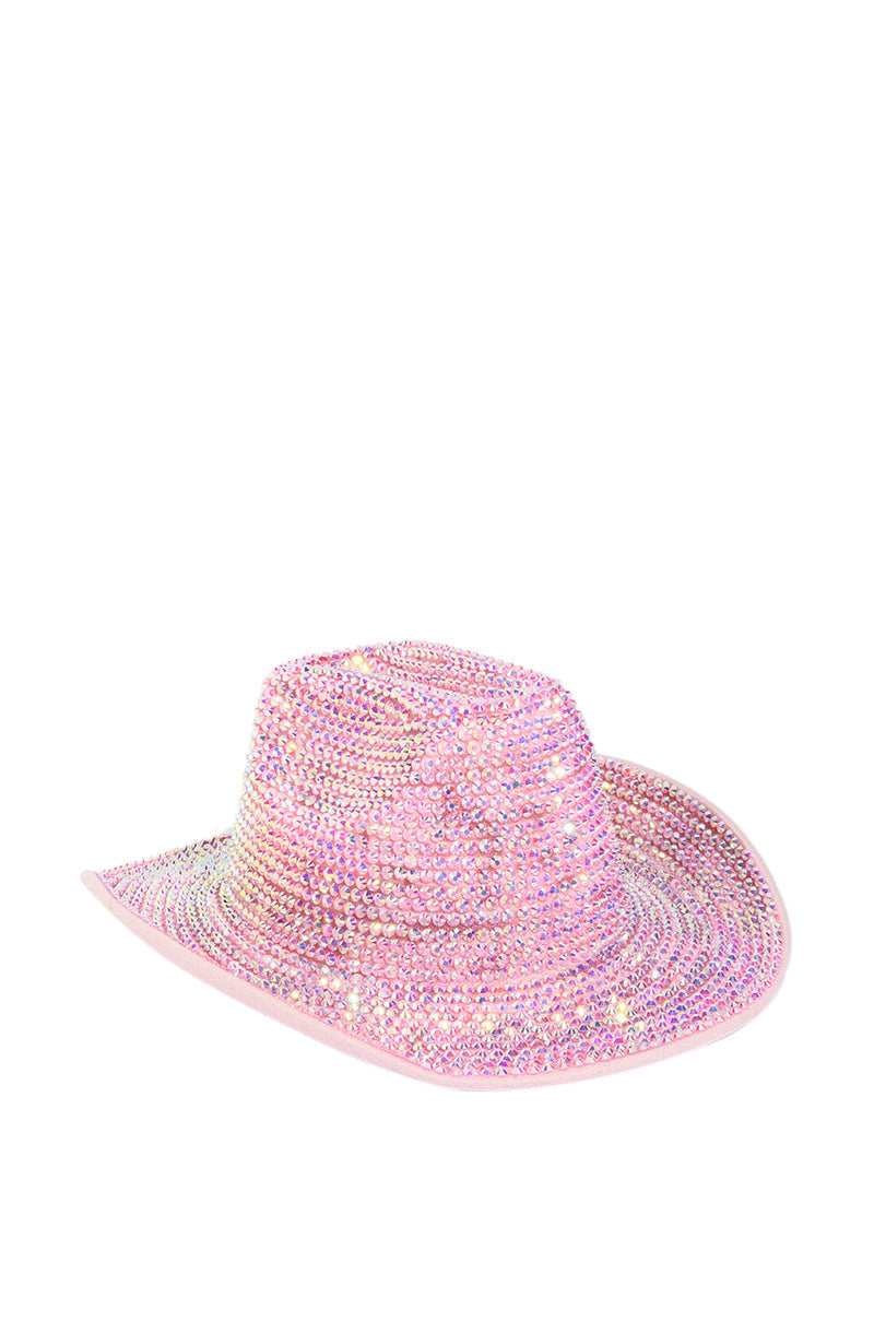 Back View Houston Honey Embellished Cowboy Hat 5