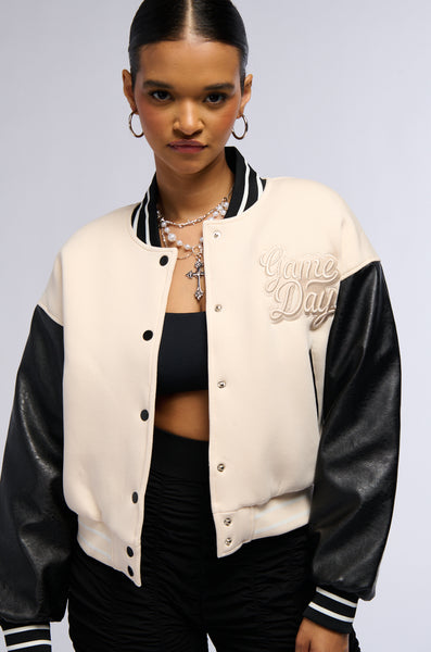 【 】Scuba Cropped Relaxed Bomber Jacket Scuba Cropped Relaxed Bomber Jacket | Calvin Klein