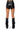 Full View Howl At The Wind Faux Leather Studded Shorts