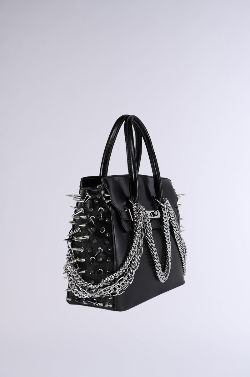 Back View I Bite Back Embellished Tote 5