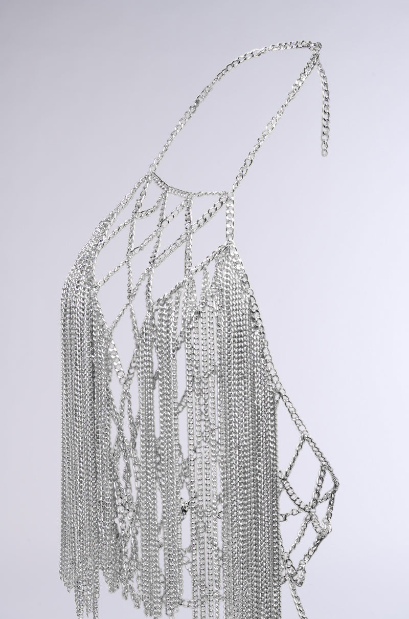Full View I Can See The Future Metal Chain Top