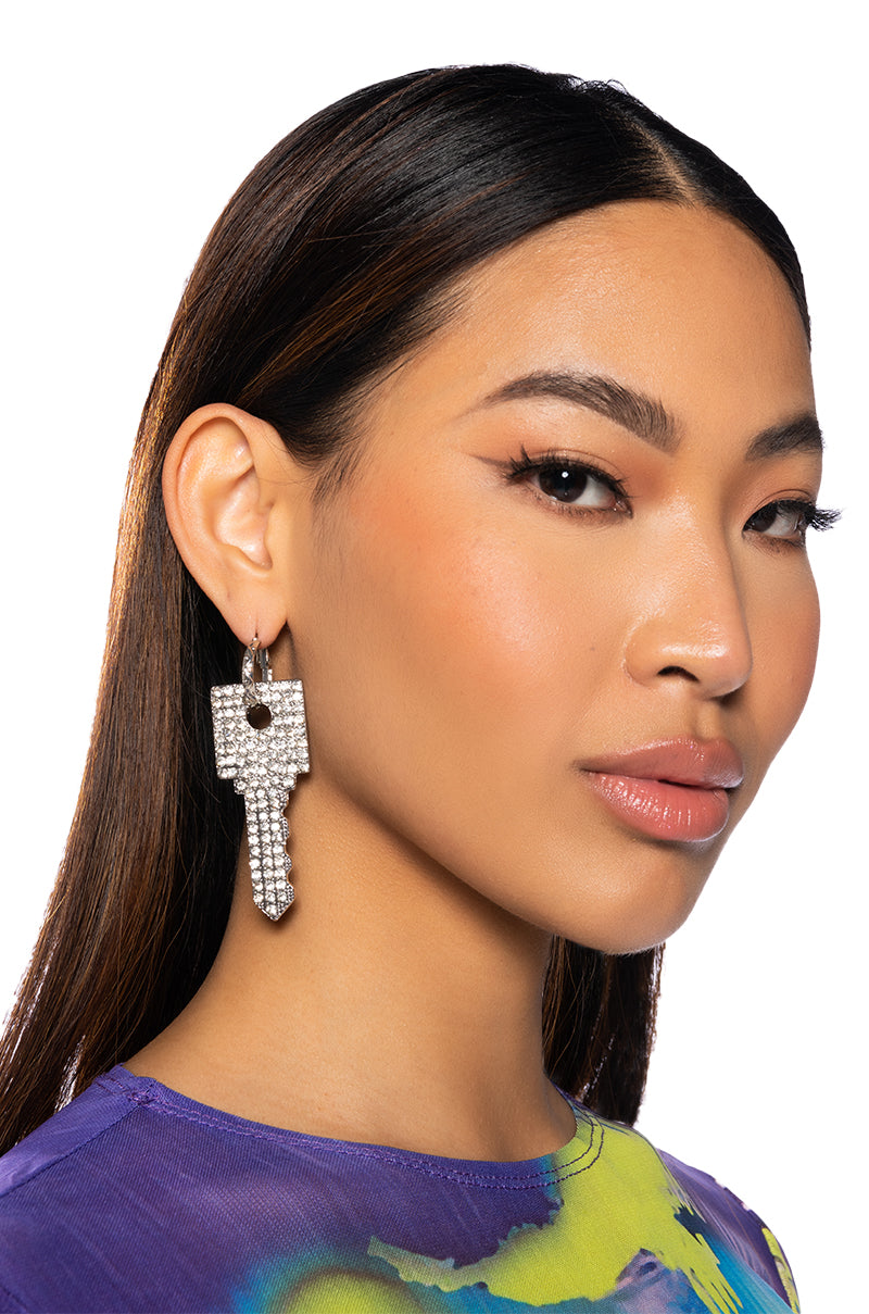 Front View I Have The Key Earring