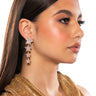 Front View I Shine Stars Earring In Gold