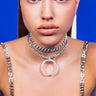 Front View Ice Ice Rhinestone Chain Choker Set