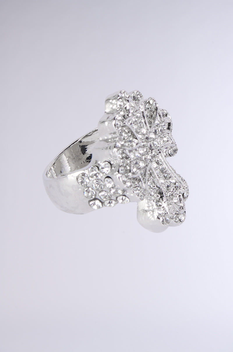 Back View Ice Me Out Cross Ring 3