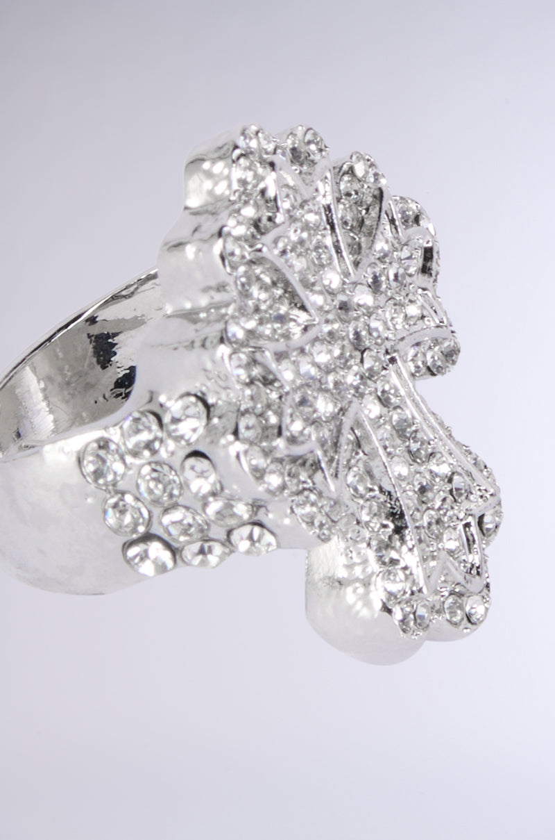 Detail View Ice Me Out Cross Ring 4