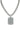 Back View Iced Out Dog Tag Necklace