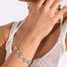 Front View Icy Heart Bracelet