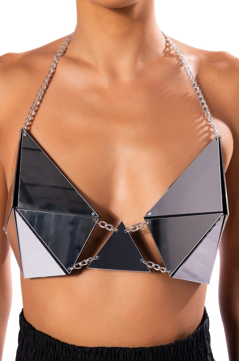 Extra View Id Be Jealous Too Metal Bra Top 14