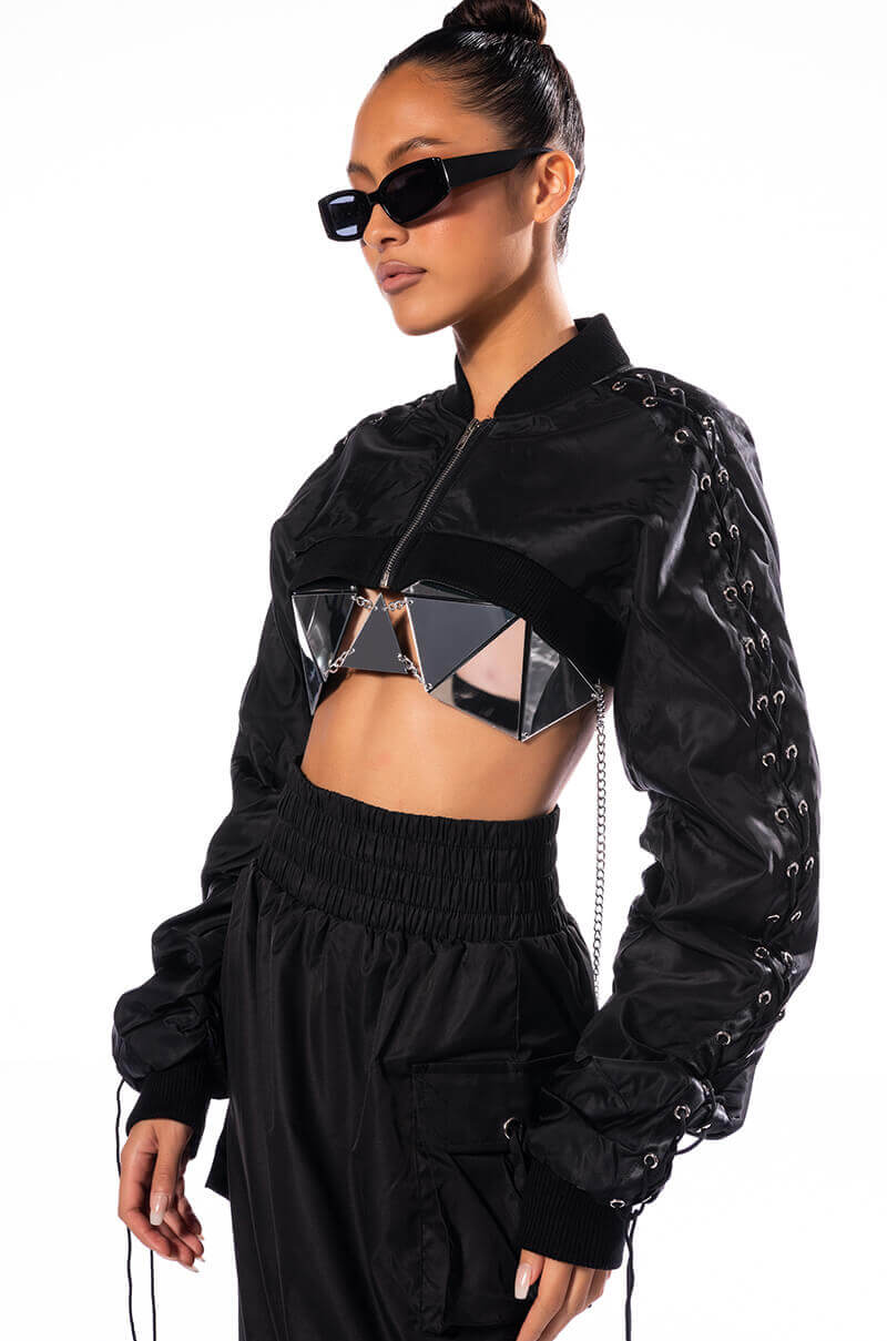 Detail View Id Be Jealous Too Metal Bra Top 7