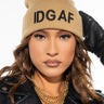 Front View Idgaf Beanie