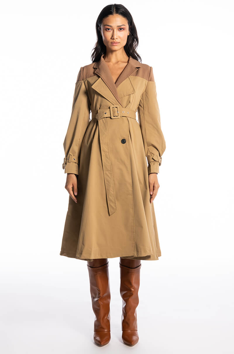 off shoulder trench dress This Ain't What You Want| Off Shoulder Trench Coat/Dress High Society Boutique New Arrivals