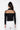 Extra View Illusion Mesh Panel Turtleneck Sweater