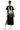 Side View Illusions Embellished Spike Detail Graphic Maxi Dress