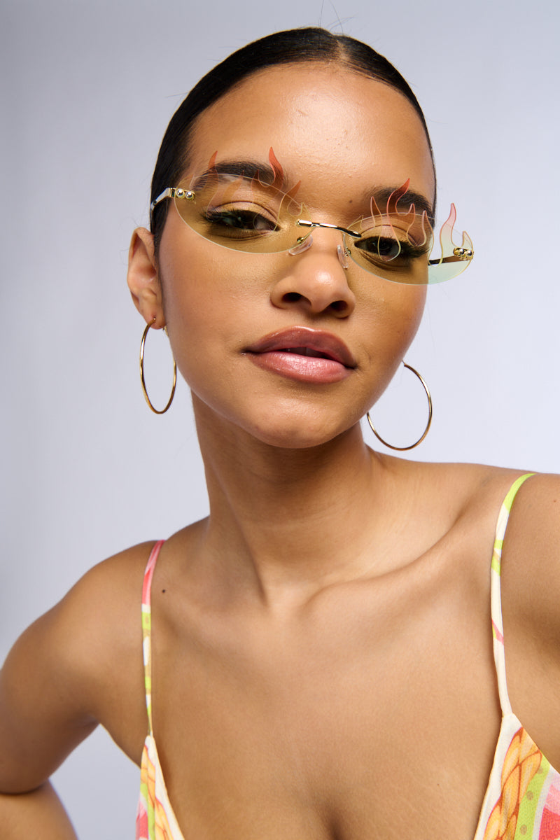 Front View Im Flame Glasses 0