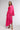 Side View Im That Girl Satin Midi Dress In Neon Pink