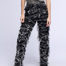 Front View Imani Super Distressed Relaxed Fit Jeans