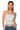 Front View Imogen Square Neck Mesh Tank Top