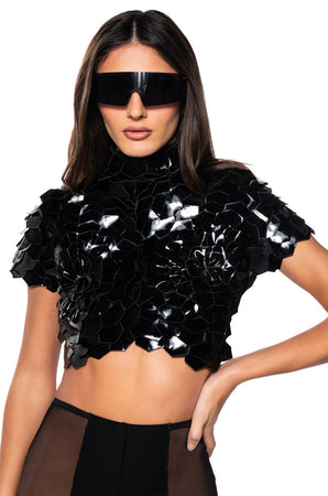 【Ameri】SMOKE FLOWER SHEER TOP 2WAY SMOKE FLOWER SHEER TOP(S IVORY): AMERI: WOMENS