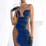 Front View In Case You Forgot Strapless Midi Dress