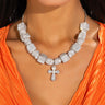 Front View In Drop I Trust Necklace