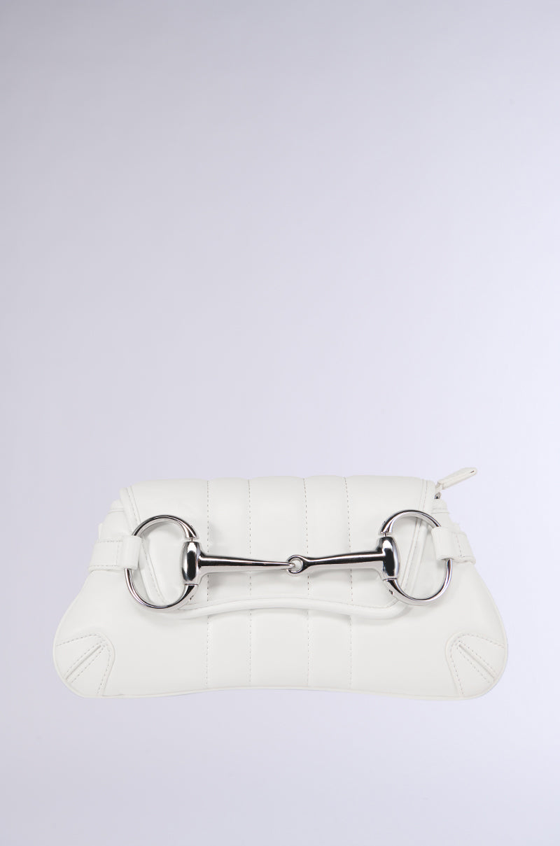 Side View In Italy Horsebit Purse