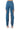 Full View In Love With The Devil Cutout Straight Leg Jeans In Blue