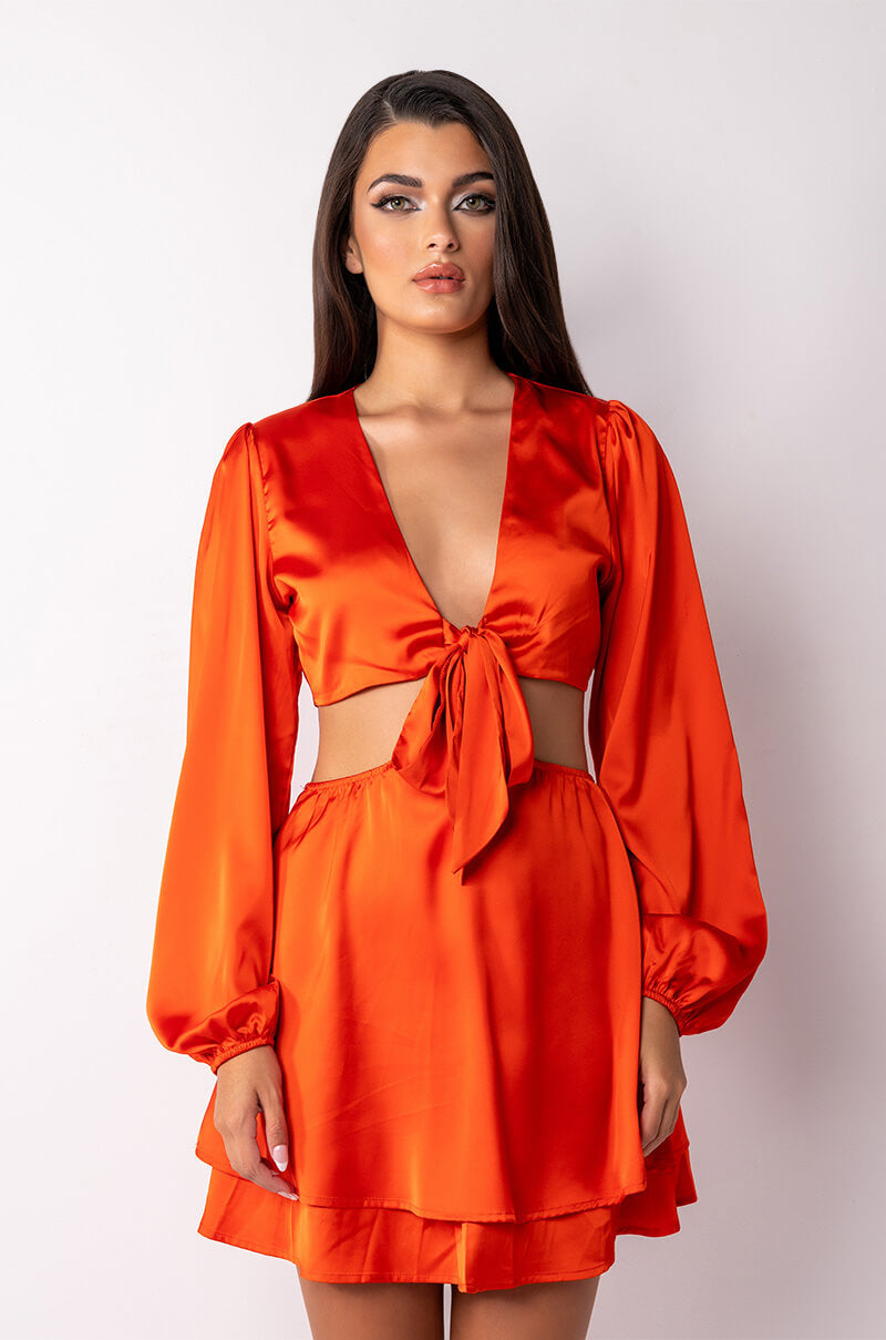 Back View In Love With This Mini Low V Neck Dress