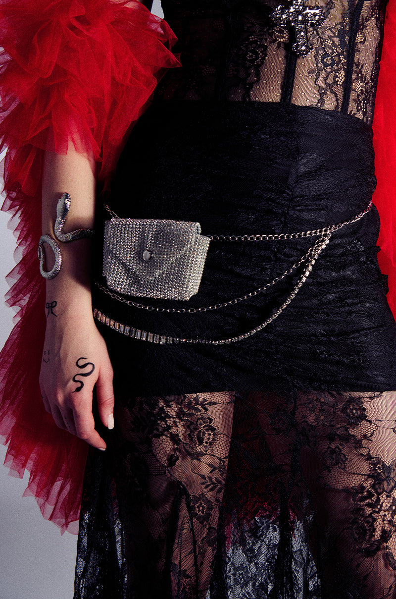 Detail View In My Bag Bling Chain Belt