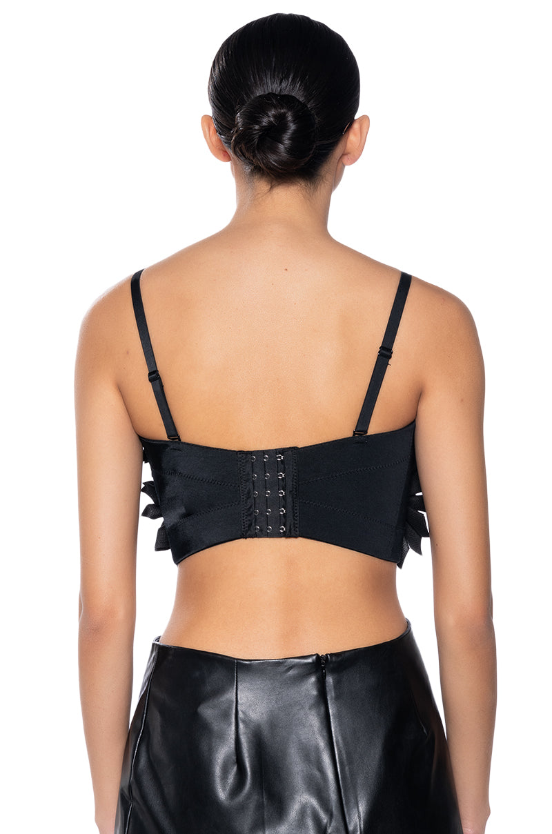 Full View In My Garden 3d Flower Corset Top