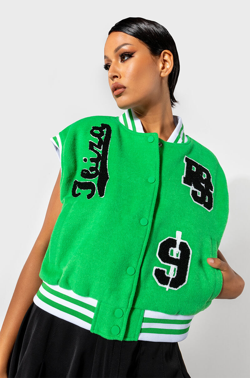 Front View In Your City Varsity Vest