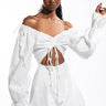 Front View In Your Dreams Off The Shoulder Romper