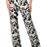 Front View Indifferent Contrast Trim Trouser Pant