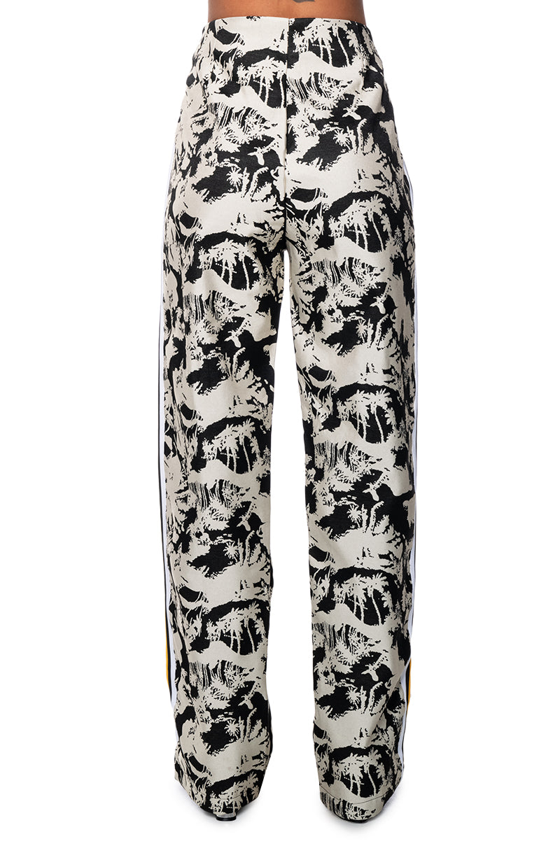Full View Indifferent Contrast Trim Trouser Pant