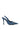 Side View Interlocking Embellished Denim Slingback Stiletto Pump